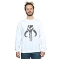Miniatyrbilde 2 av 3: Star Wars Mens The Mandalorian Banther Skull Sweatshirt