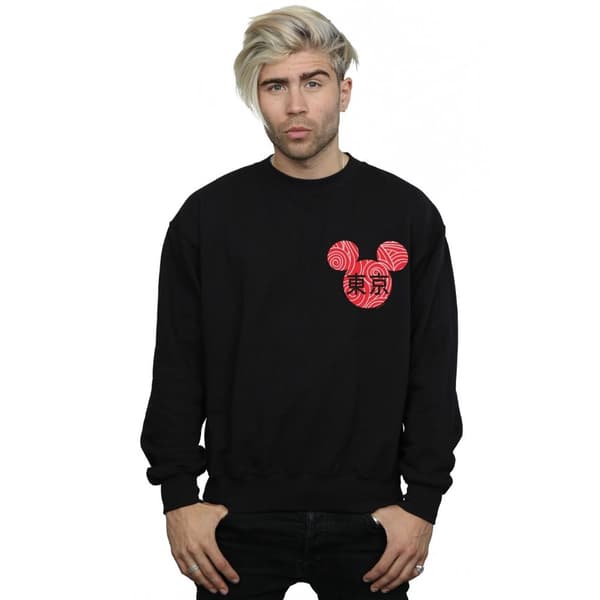Disney Mens Mickey Mouse Symbol Sweatshirt