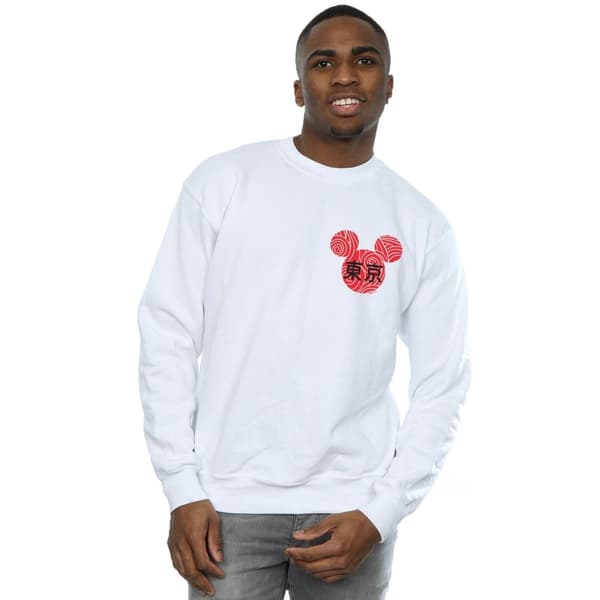 Disney Mens Mickey Mouse Symbol Sweatshirt