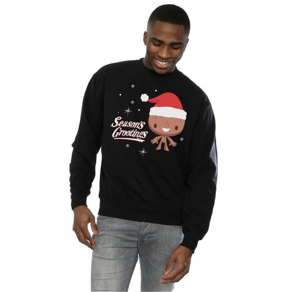 Marvel Mens Season´s Grootings Sweatshirt