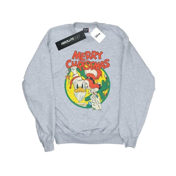 Disney Boys Donald Duck Merry Christmas Sweatshirt