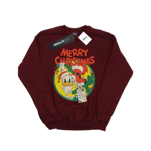 Disney Boys Donald Duck Merry Christmas Sweatshirt