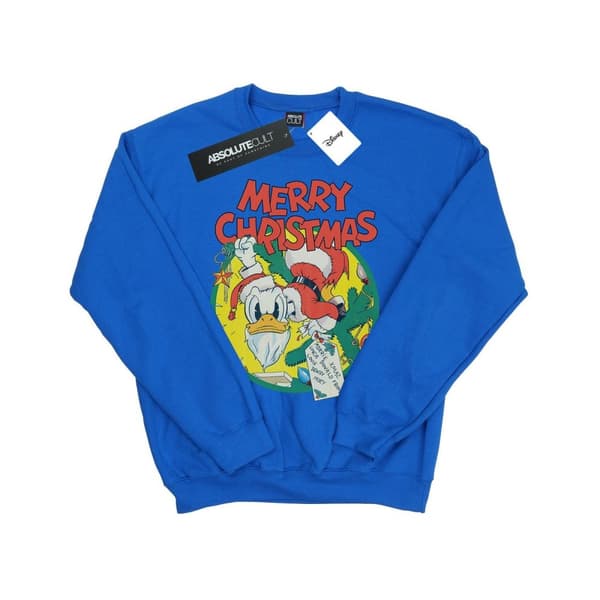 Disney Boys Donald Duck Merry Christmas Sweatshirt