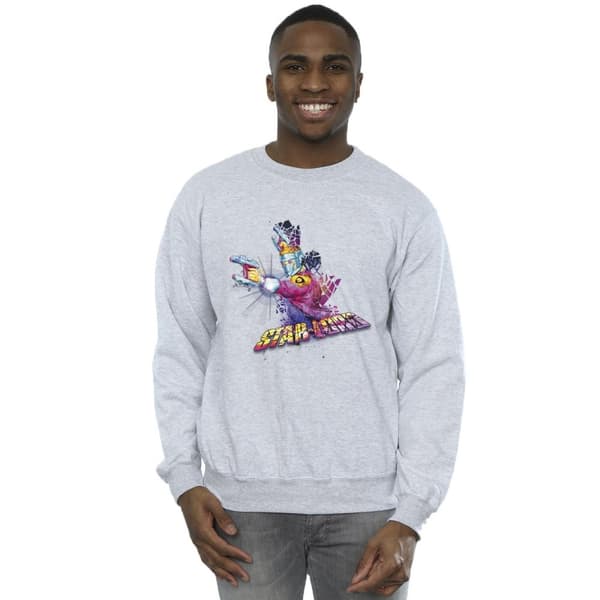 Marvel Mens Guardians Of The Galaxy Abstract Star Lord Sweatshirt