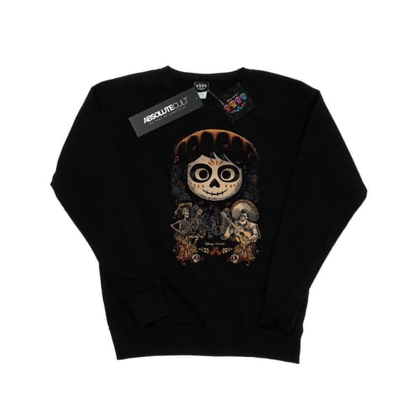 Disney Womens/Ladies Coco Miguel Face Poster Sweatshirt