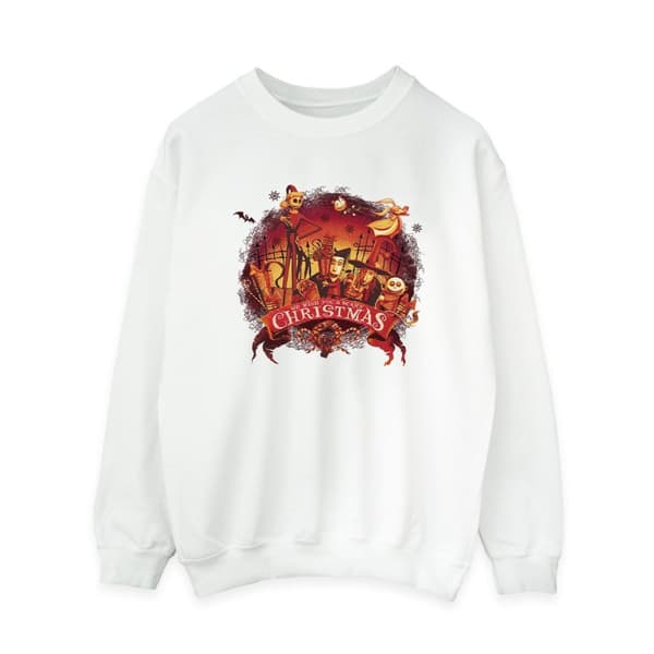 Disney Womens/Ladies The Nightmare Before Christmas Scary Christmas Sweatshirt