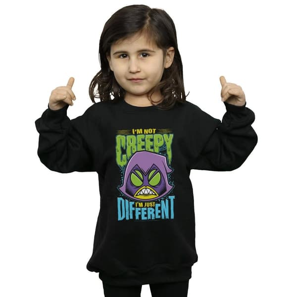 DC Comics Girls Teen Titans Go Creepy Raven Sweatshirt