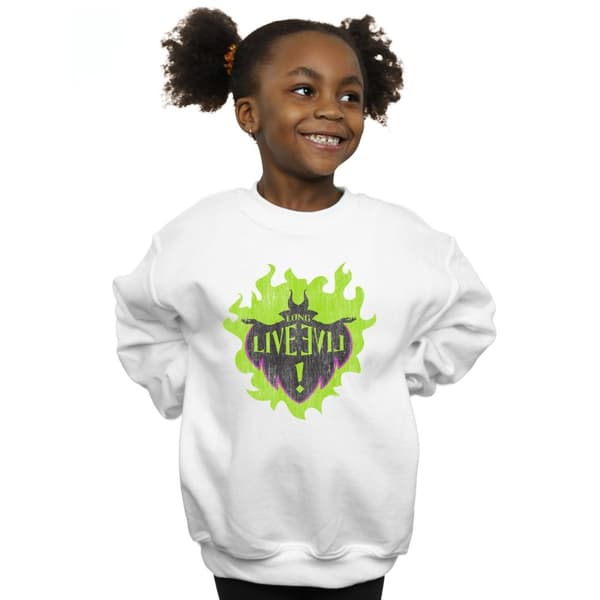 Disney Girls The Descendants Maleficent Long Live Sweatshirt