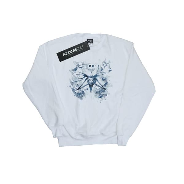 Disney Womens/Ladies Nightmare Before Christmas Paint Spray Carers Sweatshirt