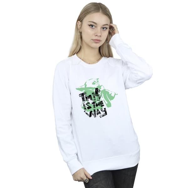 Star Wars Dam/Tjej The Mandalorian This Is The Way Grogu Sweatshirt