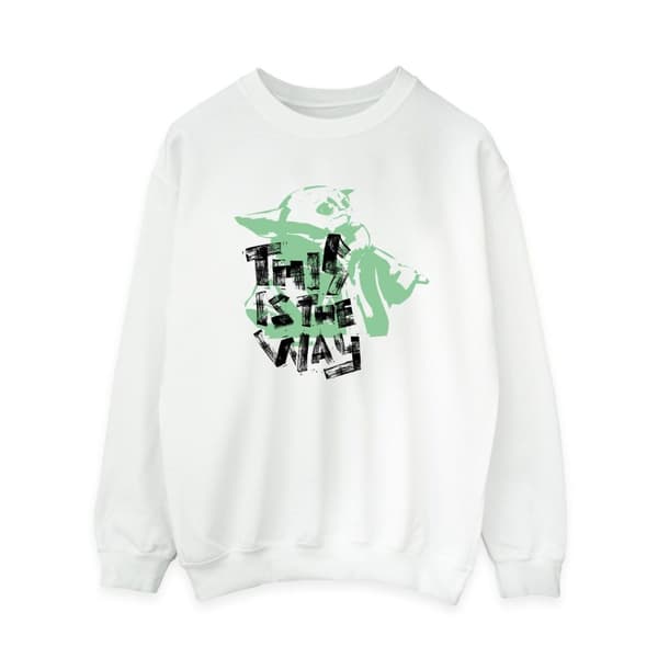 Star Wars Dam/Tjej The Mandalorian This Is The Way Grogu Sweatshirt
