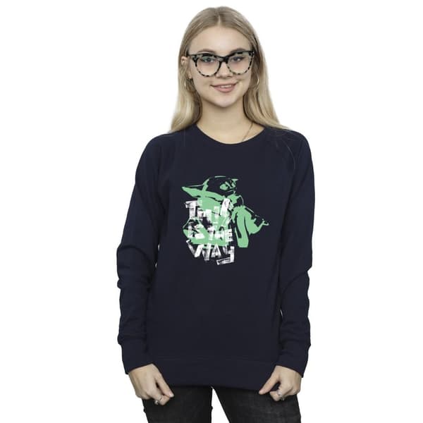 Star Wars Dam/Tjej The Mandalorian This Is The Way Grogu Sweatshirt