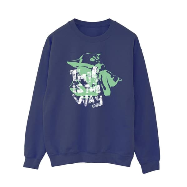 Star Wars Dam/Tjej The Mandalorian This Is The Way Grogu Sweatshirt