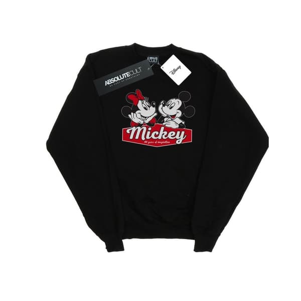 Disney Mens Mickie And Minnie 90 Years Sweatshirt