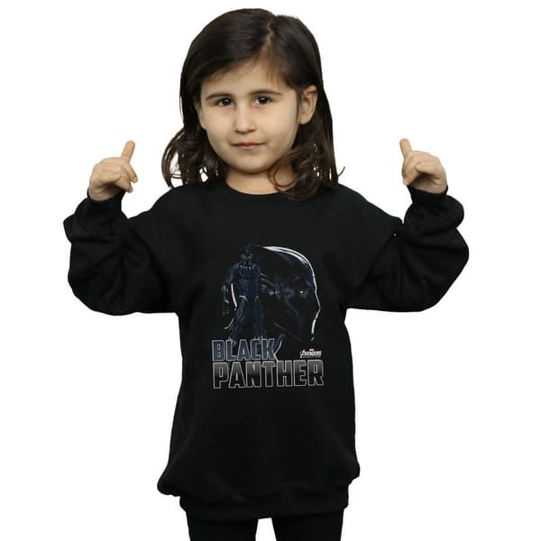 Marvel Girls Avengers Infinity War Black Panther Character Sweatshirt