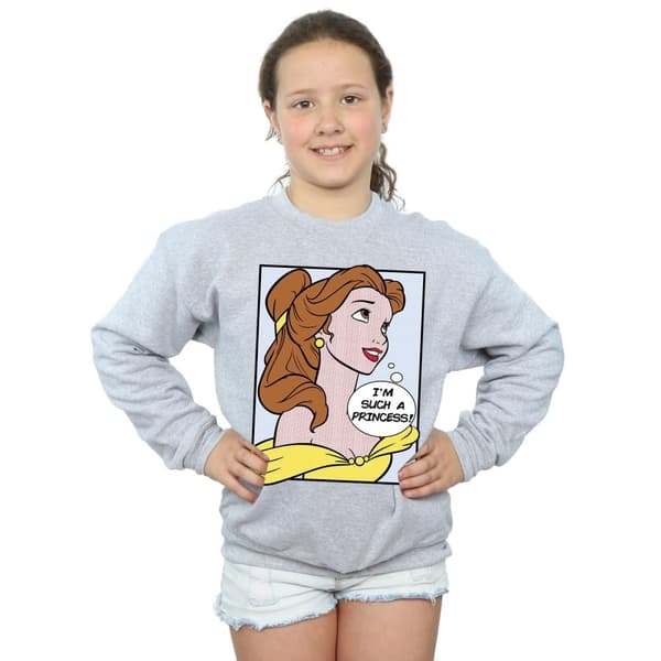 Disney Princess Girls Belle Pop Art Sweatshirt