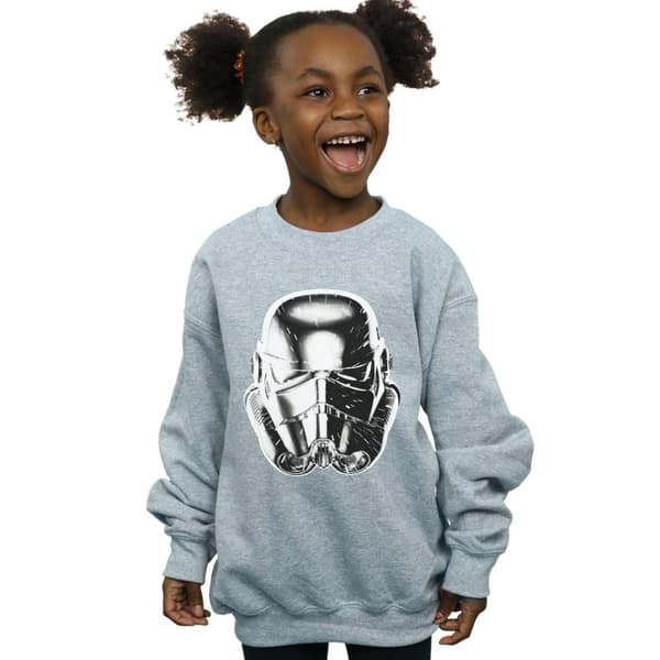 Star Wars Girls Stormtrooper Warp Speed Helmet Sweatshirt