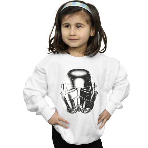 Star Wars Girls Stormtrooper Warp Speed Helmet Sweatshirt