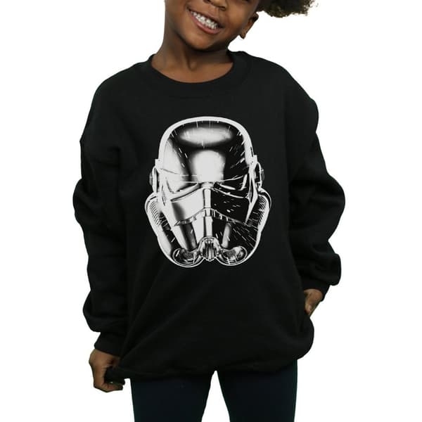 Star Wars Girls Stormtrooper Warp Speed Helmet Sweatshirt