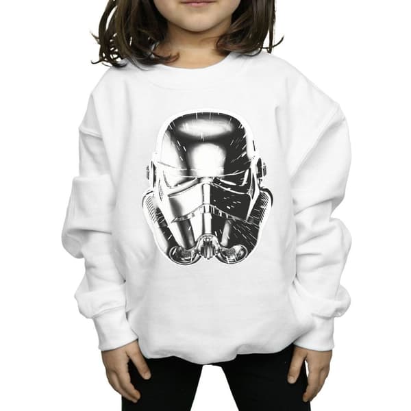 Star Wars Girls Stormtrooper Warp Speed Helmet Sweatshirt
