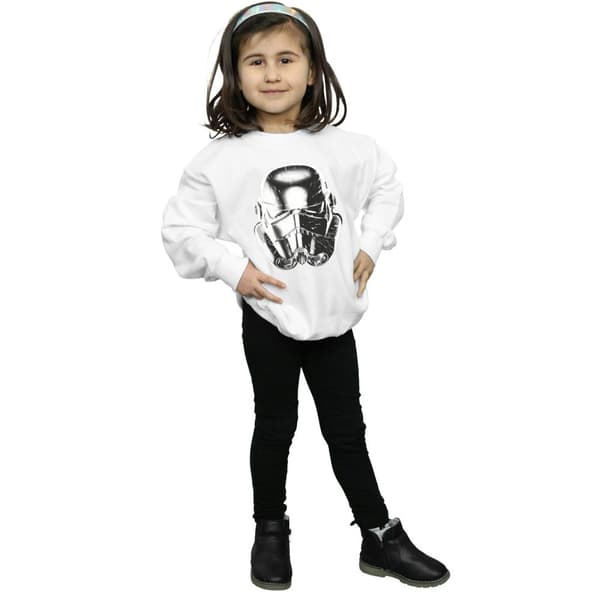 Star Wars Girls Stormtrooper Warp Speed Helmet Sweatshirt