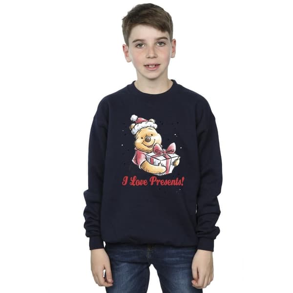 Disney Boys Winnie The Pooh Love Presents Sweatshirt
