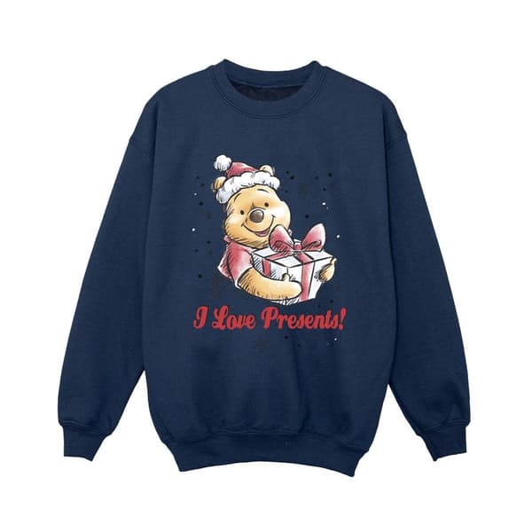 Disney Boys Winnie The Pooh Love Presents Sweatshirt