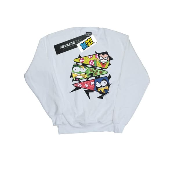 DC Comics Dam/Tjej Teen Titans Go Pizza Slice Sweatshirt