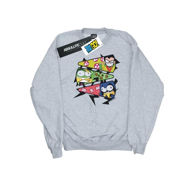 DC Comics Dam/Tjej Teen Titans Go Pizza Slice Sweatshirt