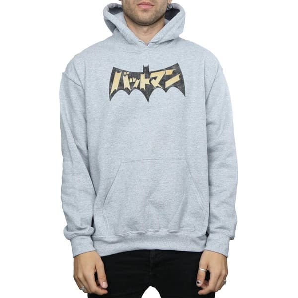 DC Comics Mens Batman International Logo Hoodie
