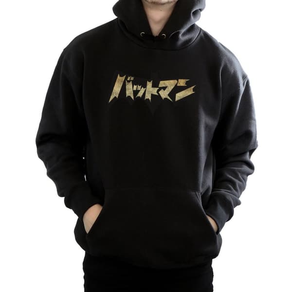 DC Comics Mens Batman International Logo Hoodie