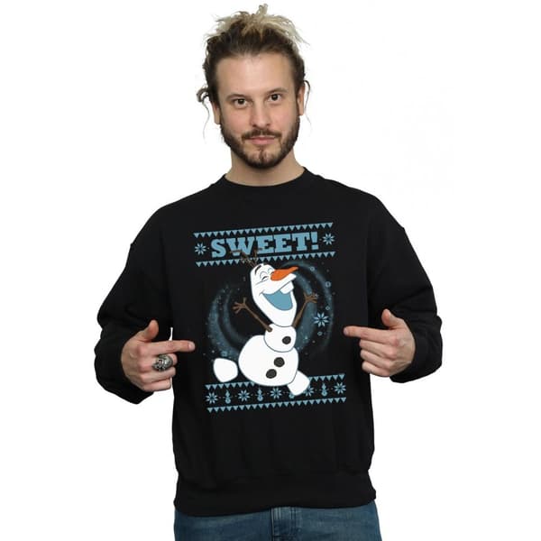 Disney Frozen Olaf Sweet Christmas Sweatshirt för herrar