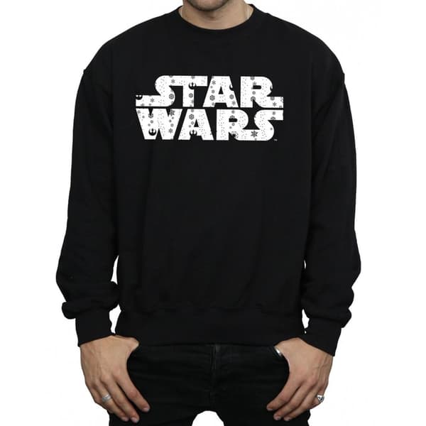 Star Wars Mens Christmas Logo Sweatshirt