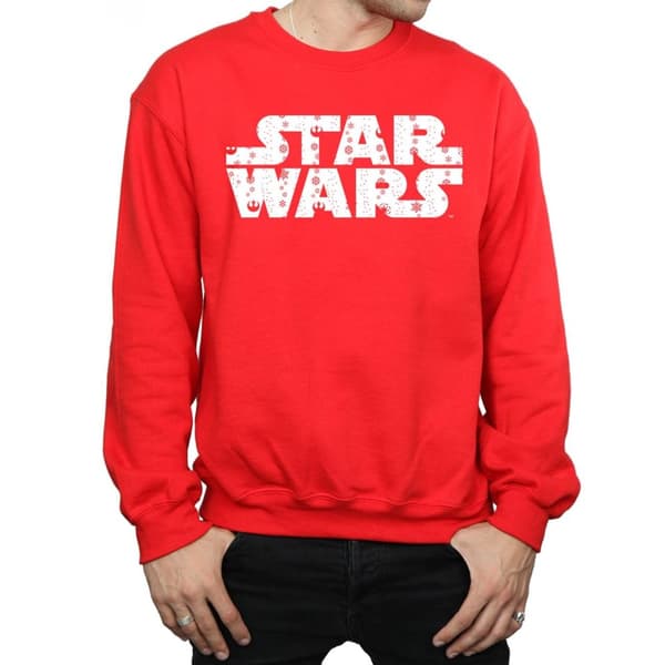 Star Wars Mens Christmas Logo Sweatshirt