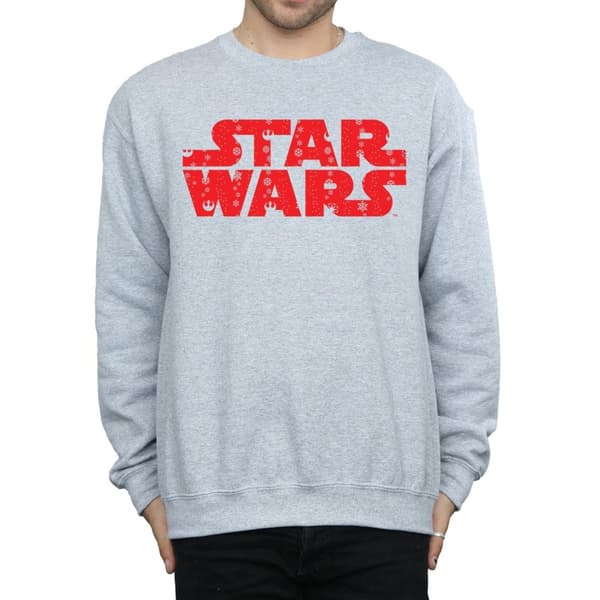 Star Wars Mens Christmas Logo Sweatshirt
