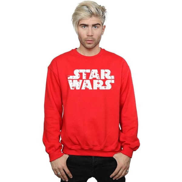 Star Wars Sweatshirt med jul-logotyp för herrar