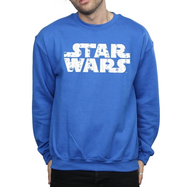 Star Wars Mens Christmas Logo Sweatshirt