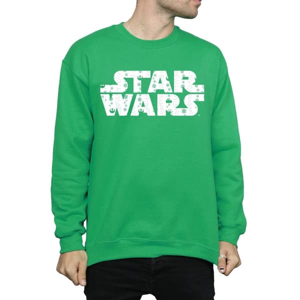 Star Wars Sweatshirt med jul-logotyp för herrar