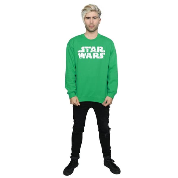Star Wars Sweatshirt med jul-logotyp för herrar