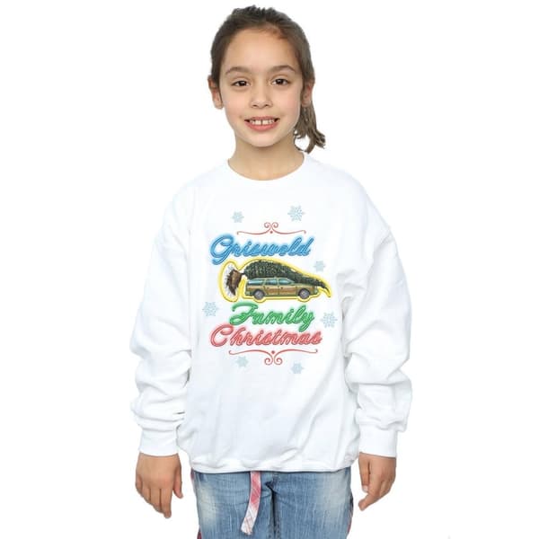 National Lampoon´s Christmas Vacation Jultröja med familjen Griswold för flickor