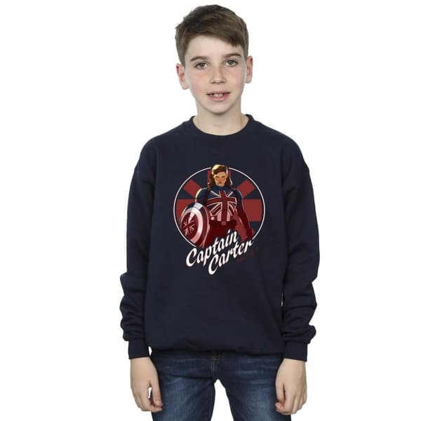 Marvel Boys What If Captain Carter Sweatshirt
