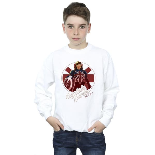 Marvel Boys What If Captain Carter Sweatshirt