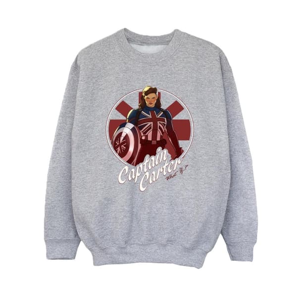 Marvel Boys What If Captain Carter Sweatshirt