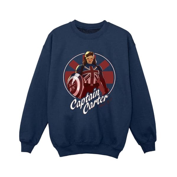 Marvel Boys What If Captain Carter Sweatshirt