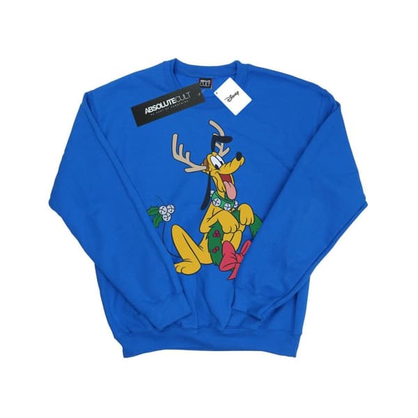 Disney Boys Pluto Christmas Reindeer Sweatshirt