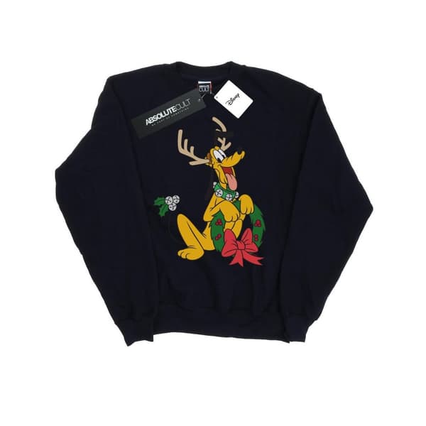 Disney Boys Pluto Christmas Reindeer Sweatshirt