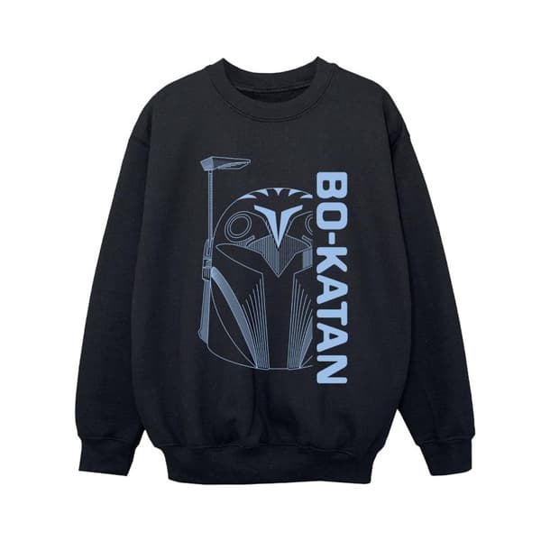 Star Wars Pojkar The Mandalorian Bo Katan Helm Sweatshirt