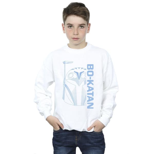 Star Wars Pojkar The Mandalorian Bo Katan Helm Sweatshirt