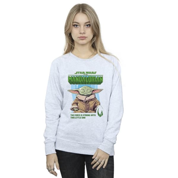 Star Wars Womens/Ladies The Mandalorian The Force Is Strong Sweatshirt