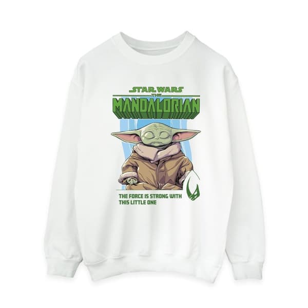 Star Wars Womens/Ladies The Mandalorian The Force Is Strong Sweatshirt